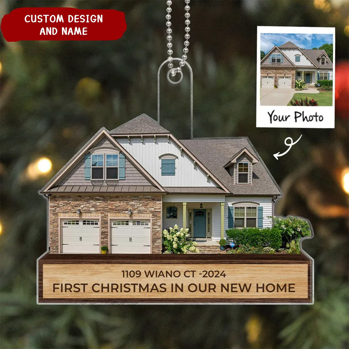 Personalized Our New Home Christmas Ornament-Gifts For Family-2024 New Release