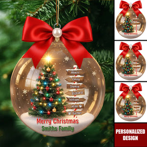 Family Tree Christmas Ornament – Personalized Gifts For Family