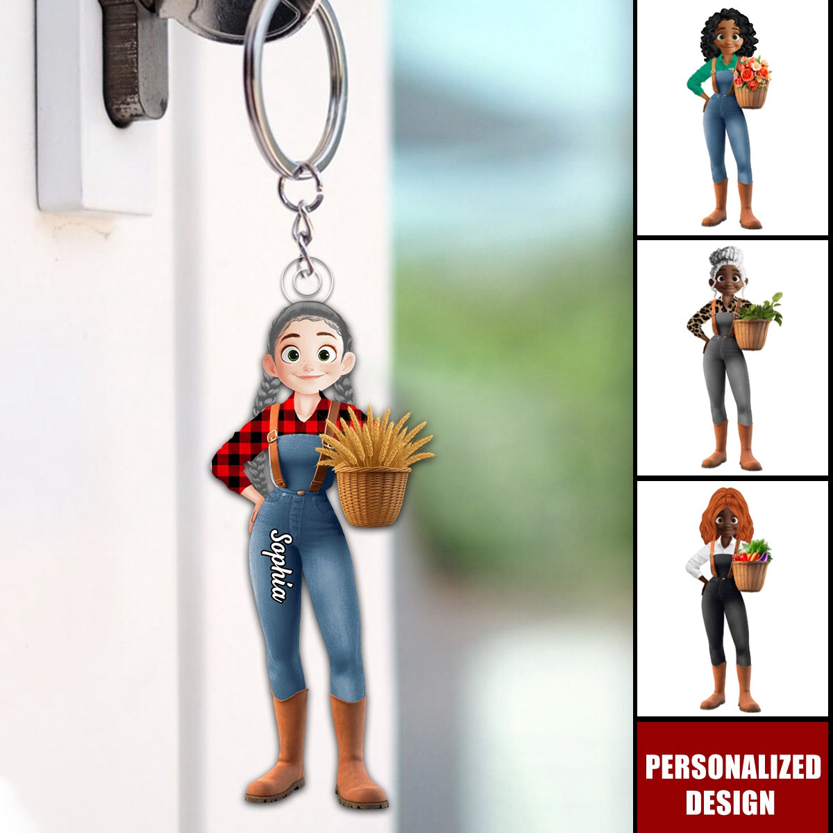 I'm A Plantaholic On The Road To Recovery-Personalized Keychain