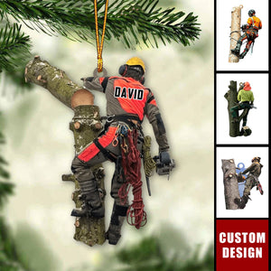 Personalized Arborist Christmas Ornament - Gift For Arborist