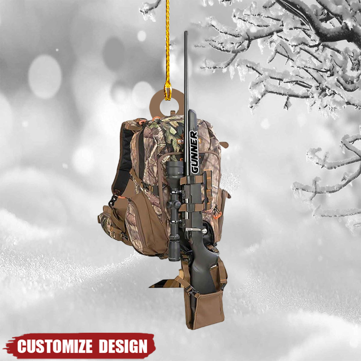 2024 New Release Personalized Hunting Ornament-Gifts For Hunting Lovers