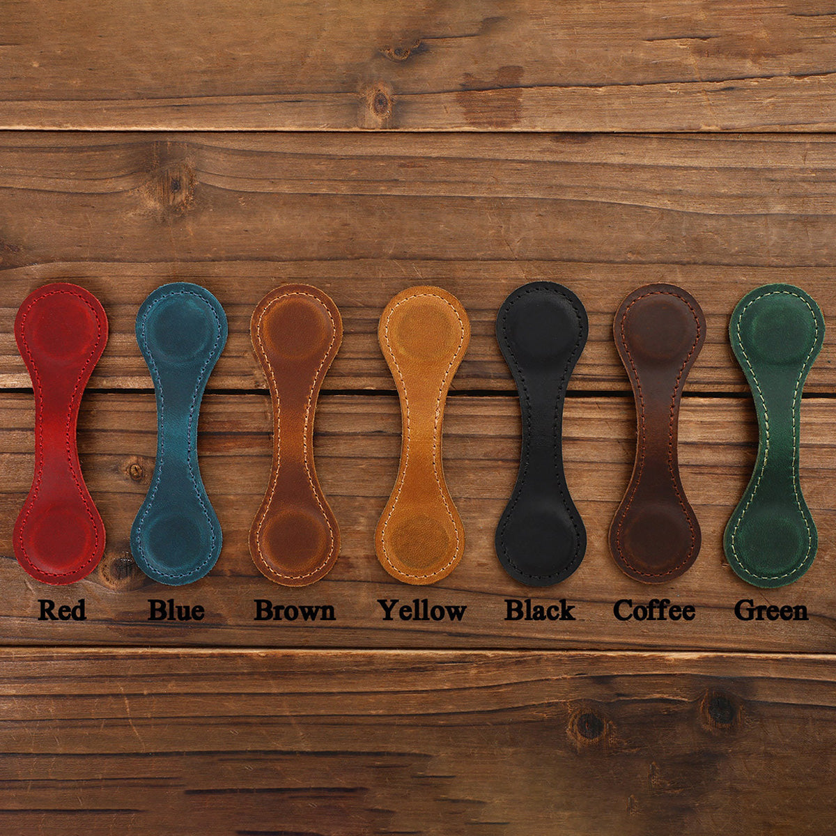 Personalized Leather Magnetic Bookmark - Reader Lover Gifts