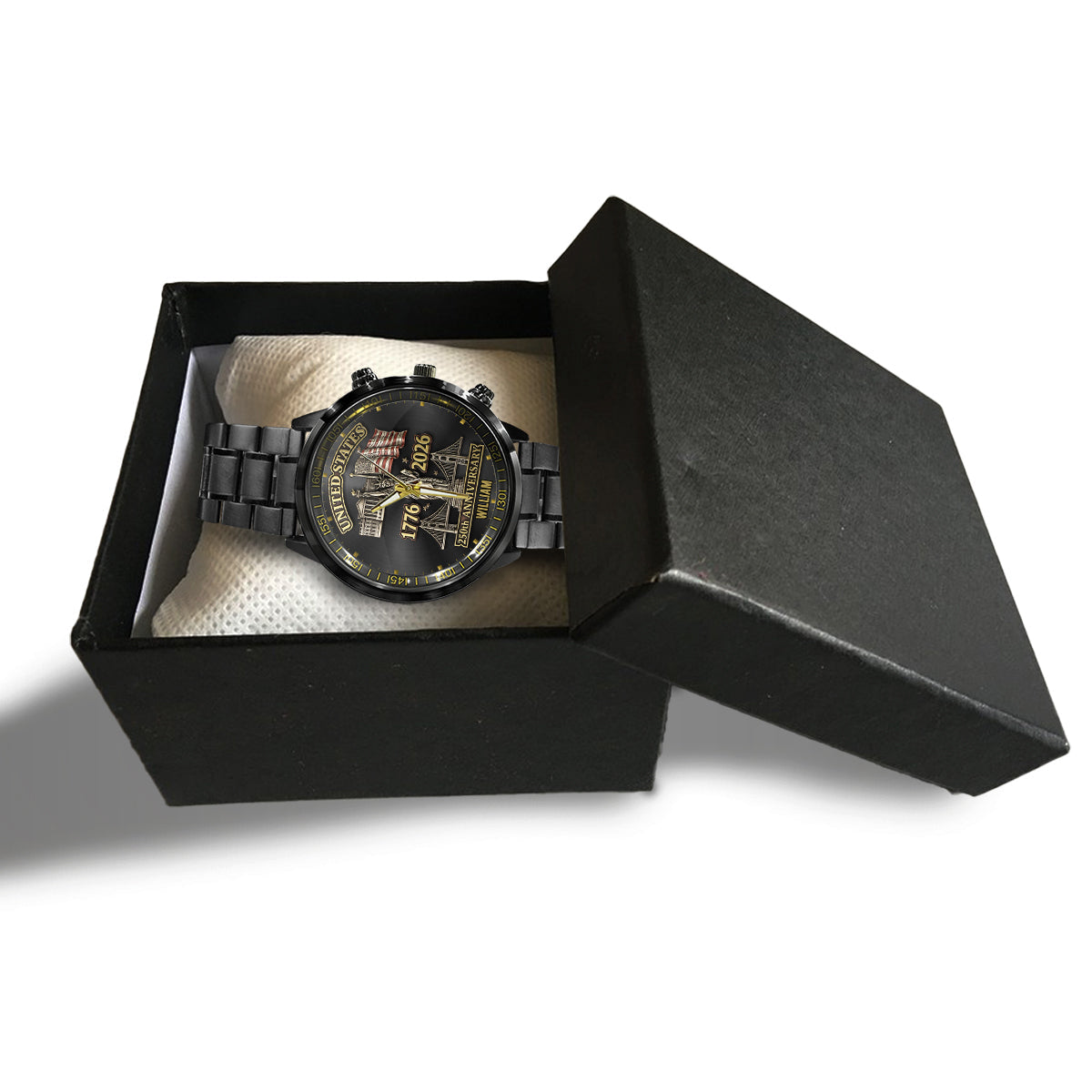 250th Anniversary - Personalized Patriot Hand Watch