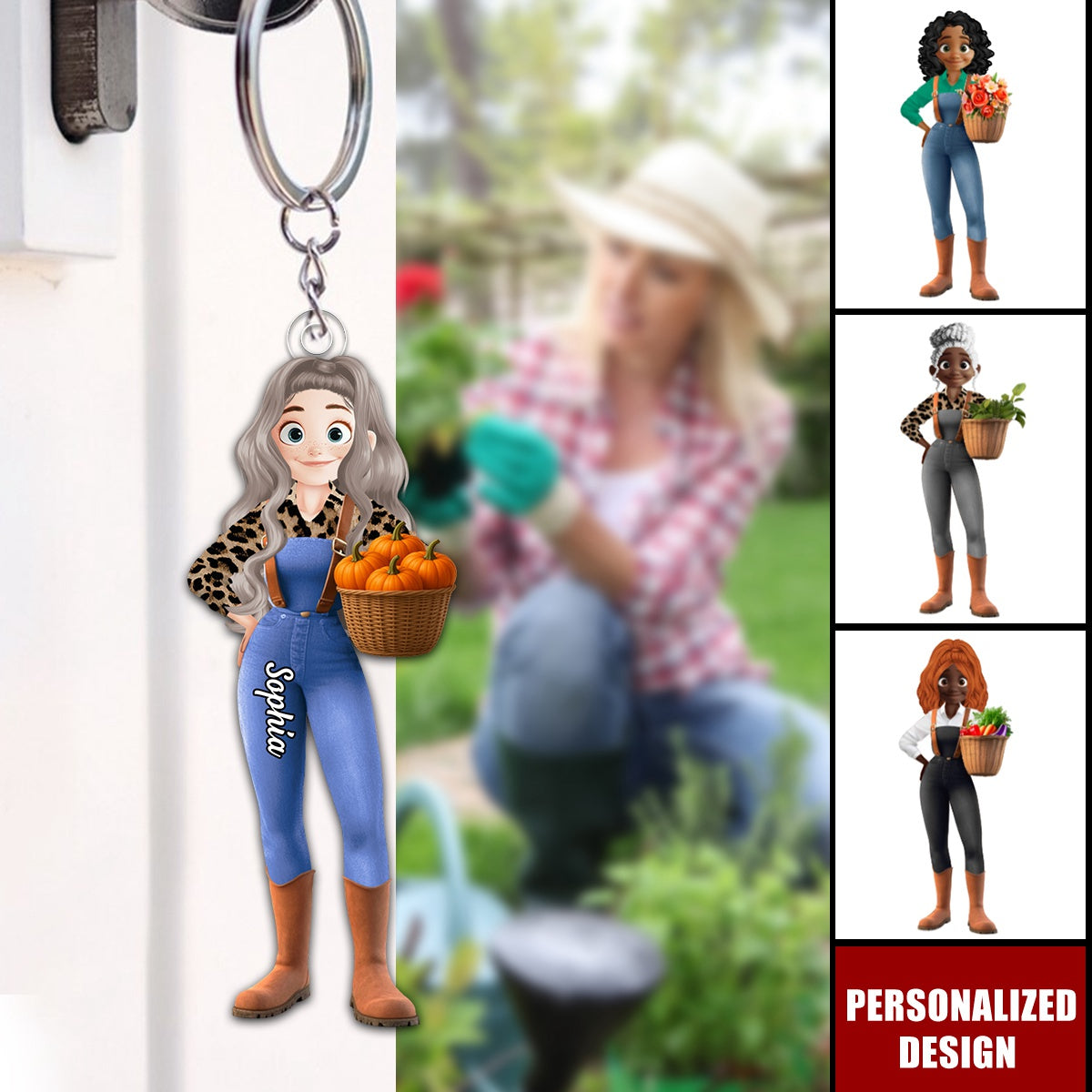 I'm A Plantaholic On The Road To Recovery-Personalized Keychain
