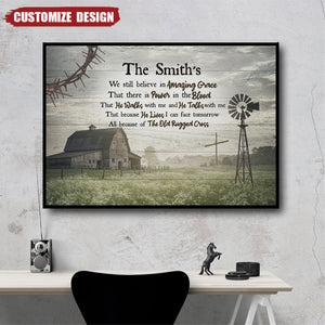 Personalized Amazing Grace Premium Poster