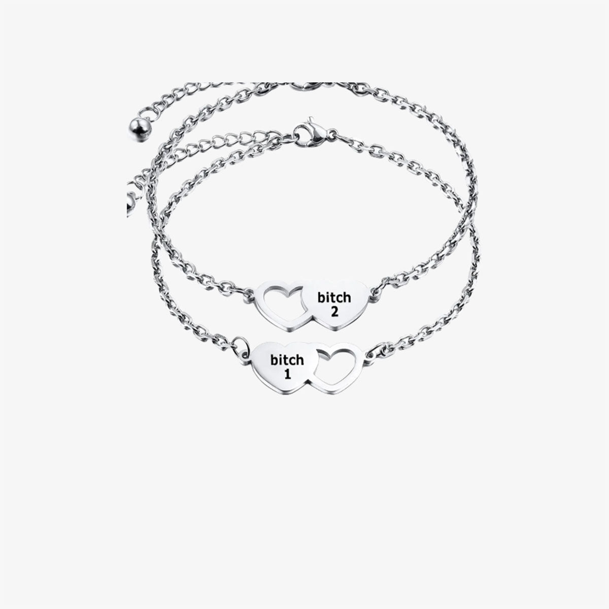 For Friend-You're My Favorite B*ch Heart Set Bracelet