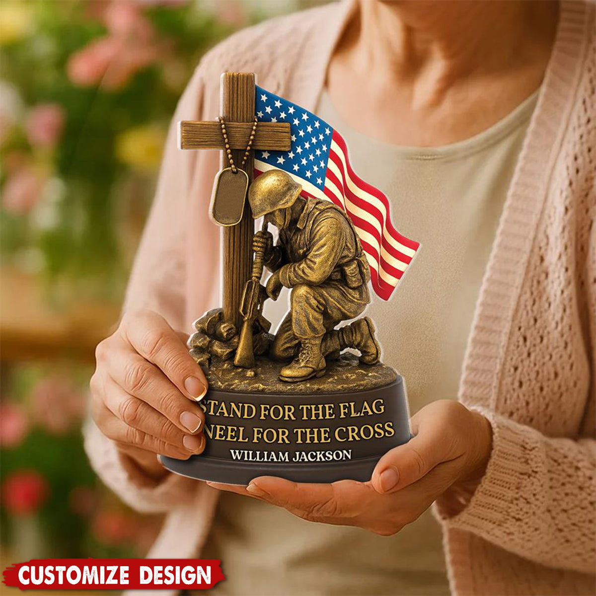 Veterans Military Acrylic Plaque - Personalized Gifts For Veteran