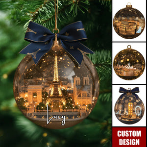 Famous Landmark Christmas Ornament Personalized Gifts For Travel Lovers