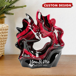 Personalized Couple Custom Shaped Acrylic Plaque