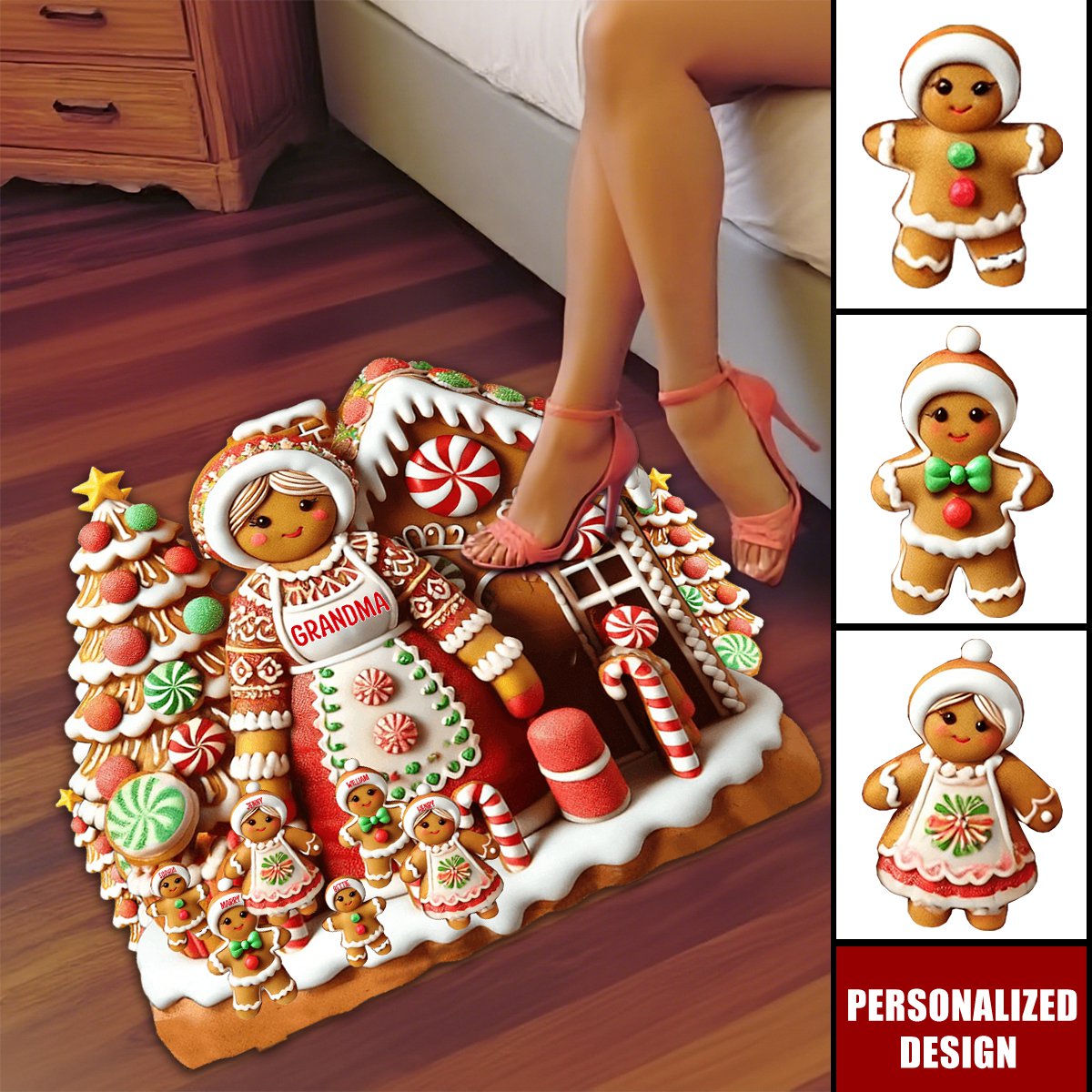 Grandma's Perfect Batch-Personalized Grandma Doormat/ Rug