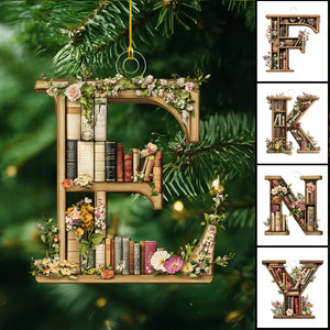 Love Books - Personalized Book Ornament