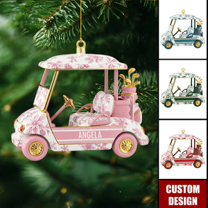 Personalized Car Christmas Ornament - Gifts For Golf Lovers