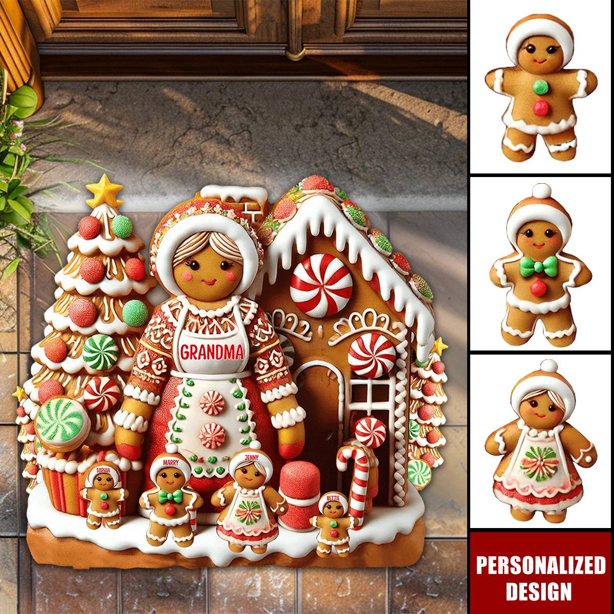 Grandma's Perfect Batch-Personalized Grandma Doormat/ Rug