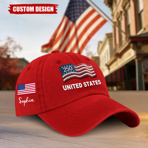Personalized 250th Anniversary Commemorative Cap