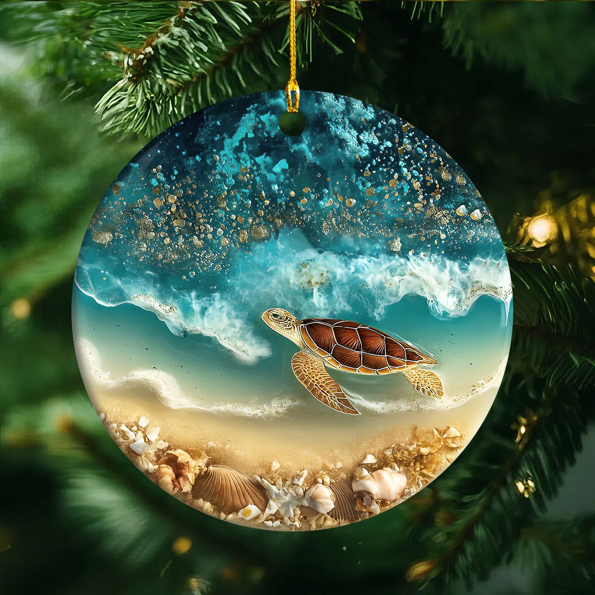 Ocean Turtle Ornament