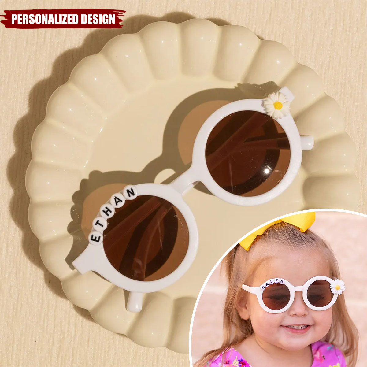 Personalized Name Toddler Sunglasses-Gift For Birthday