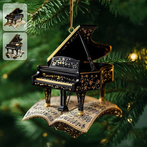 Piano Christmas Ornament - Gift For Pianist