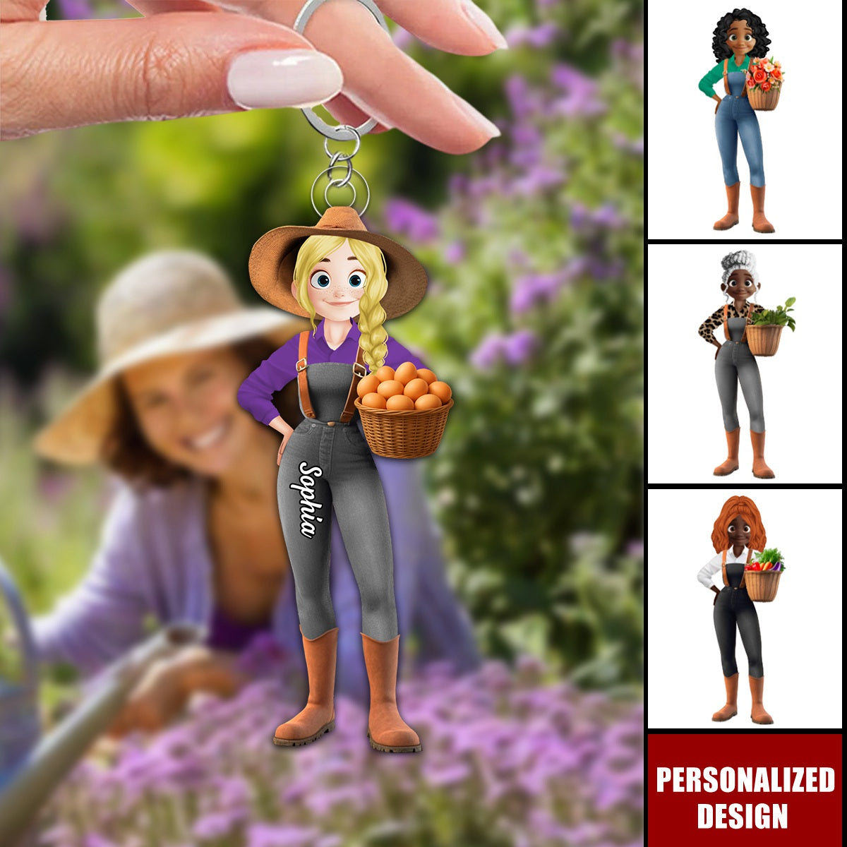 I'm A Plantaholic On The Road To Recovery-Personalized Keychain