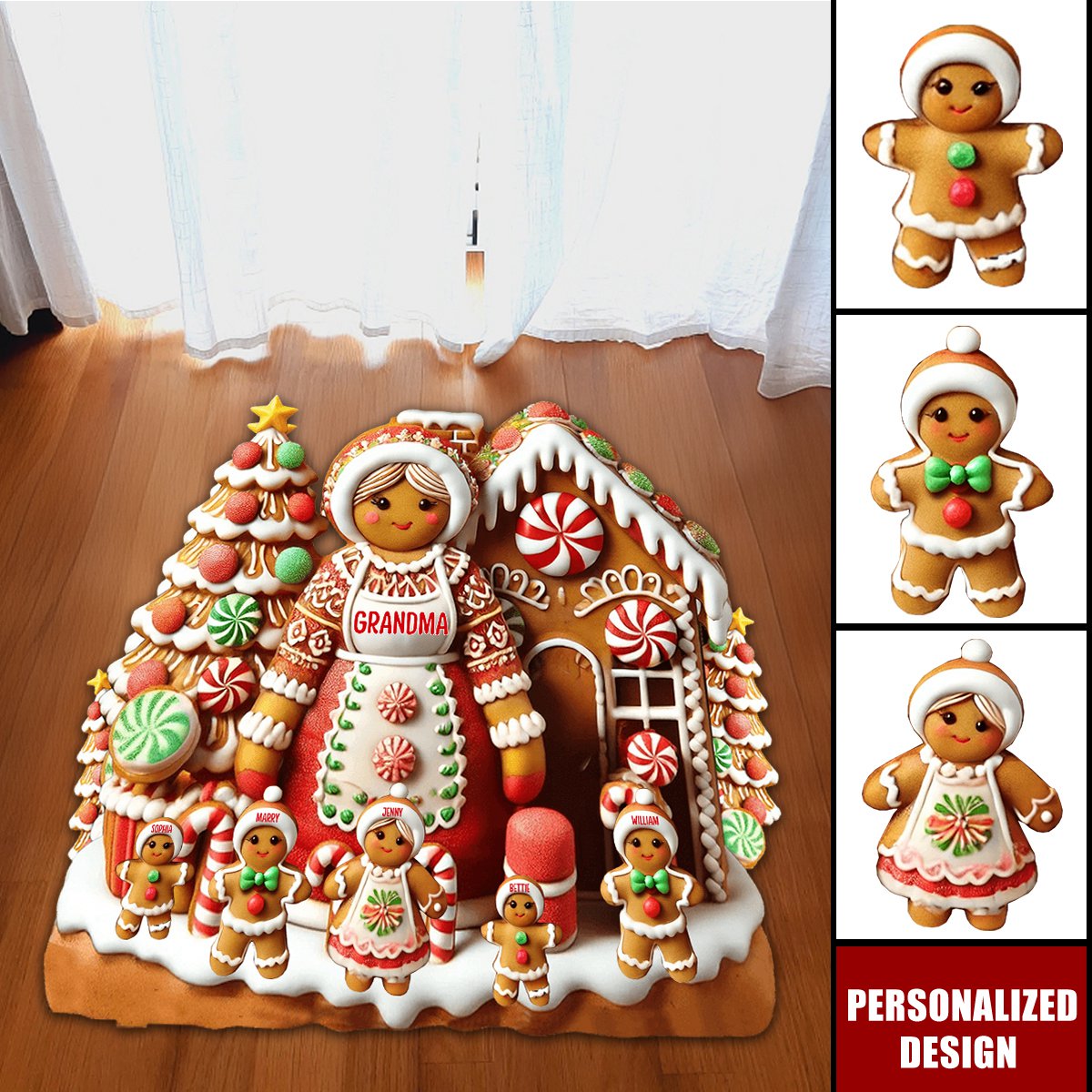 Grandma's Perfect Batch-Personalized Grandma Doormat/ Rug