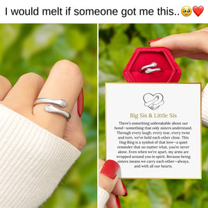 To My Sister-Hug Ring