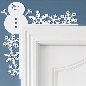 Metal Christmas Door Topper