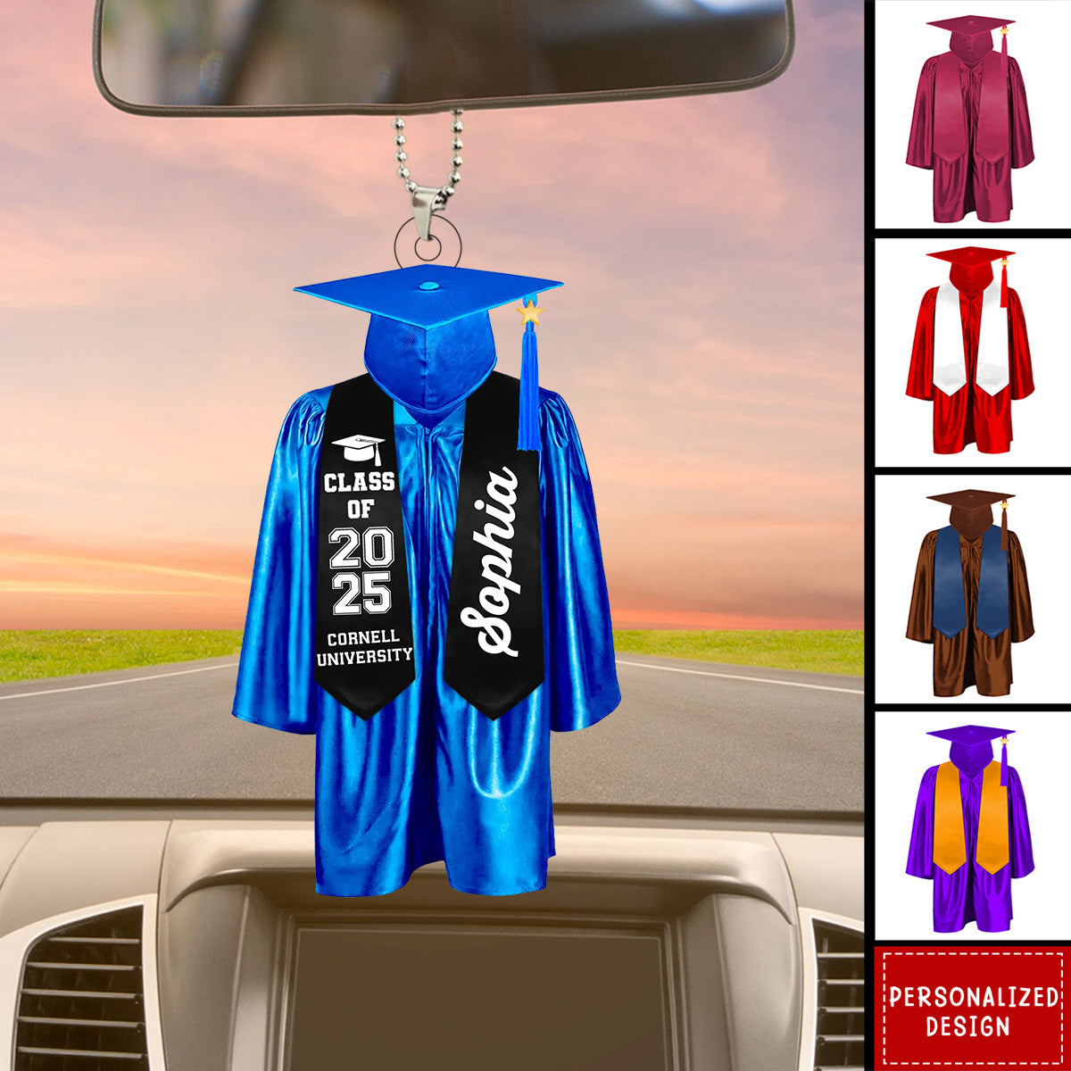 Personalized Graduation Ornament-Gift For Friend/Classmate