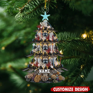 Personalized Scuba Diving Christmas Ornament - Gift for Sea Lovers