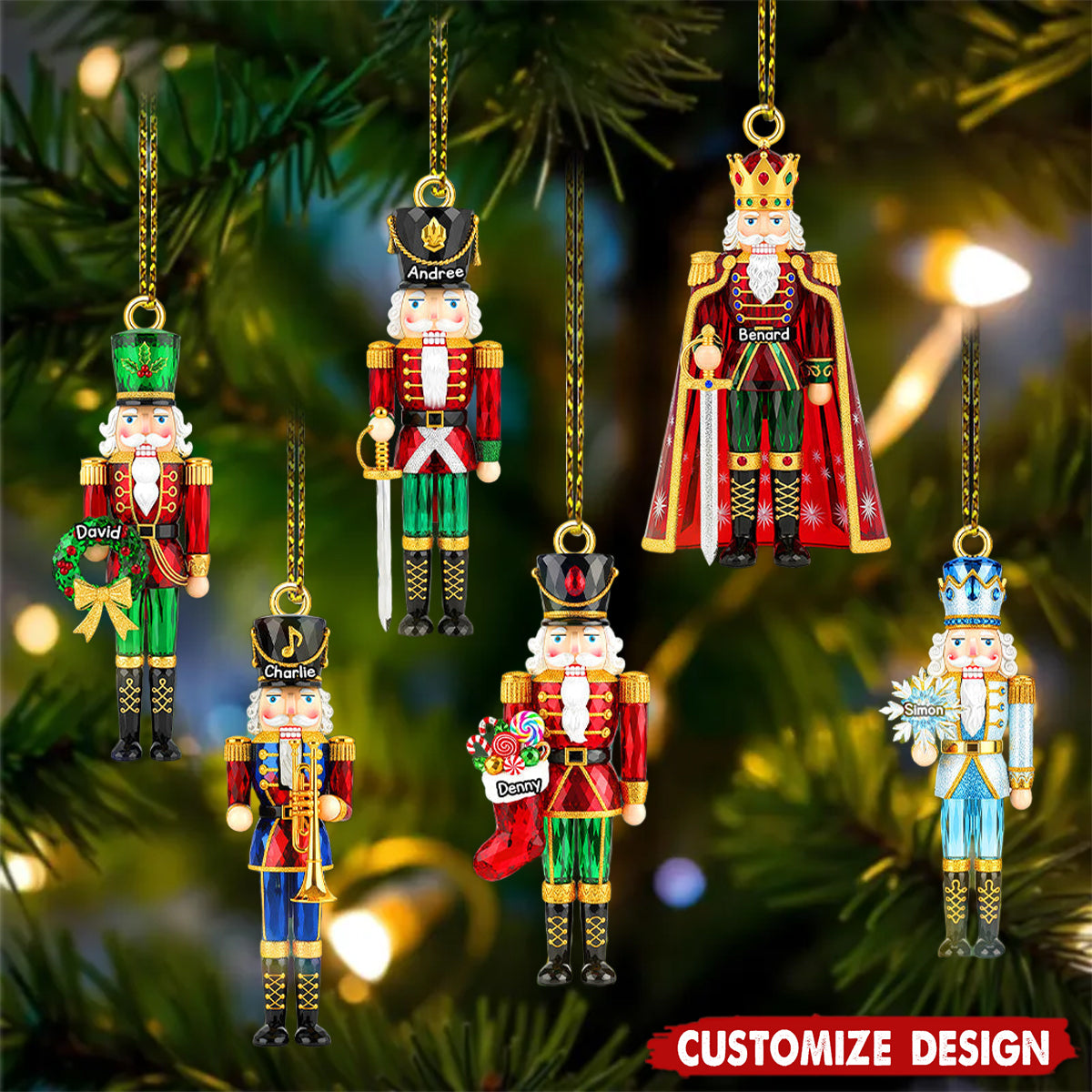 Personalized Nutcracker Christmas Ornament