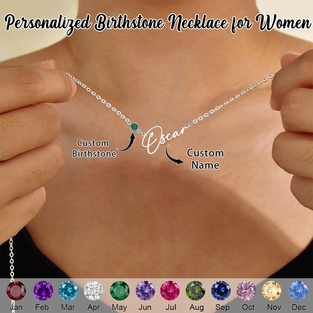 Personalized Name Necklace Gift for Her