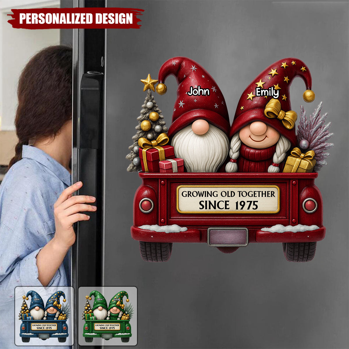 Growing Old Together-Personalized Decal-Gift for Couples and Parents