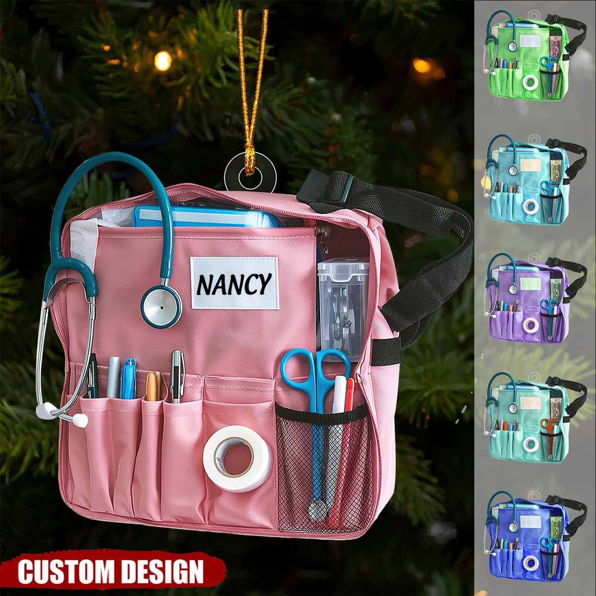Personalized Nurse Christmas Ornament - 2024 New Release