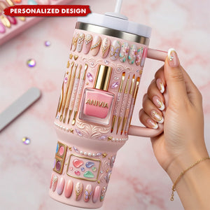 Personalized Nail Artist Tumbler-Gifts For Her