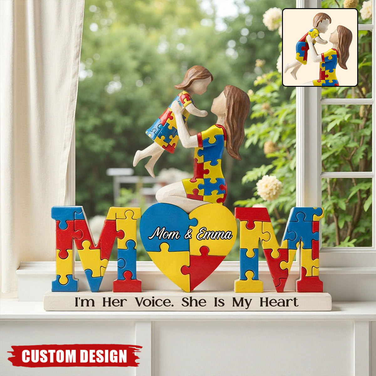 I'm His Voice - Personalized Autism Awareness Acrylic Plaque