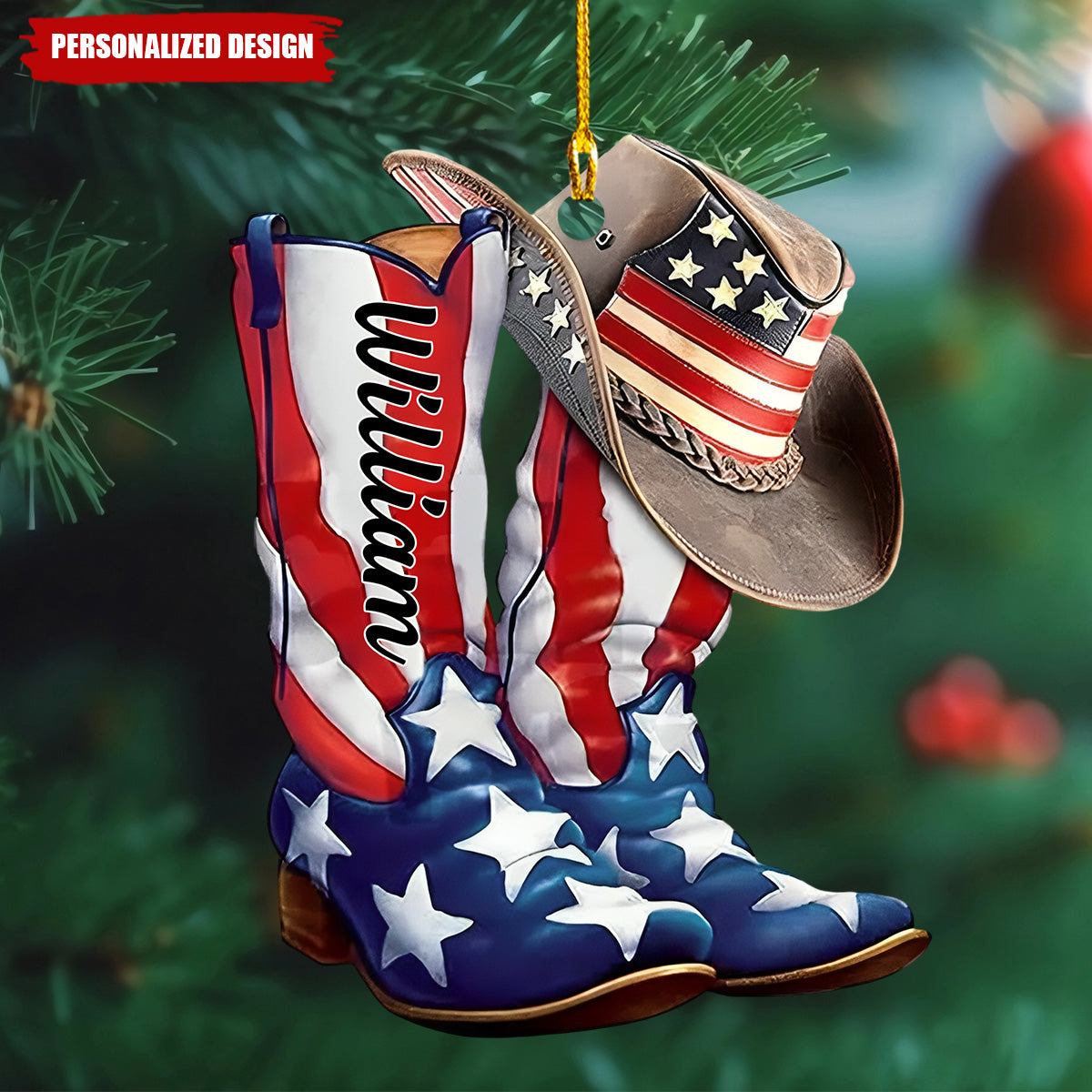 2024 New Release Personalized Western Cowboy Ornament-Gifts For Cowboy,Cow Girl