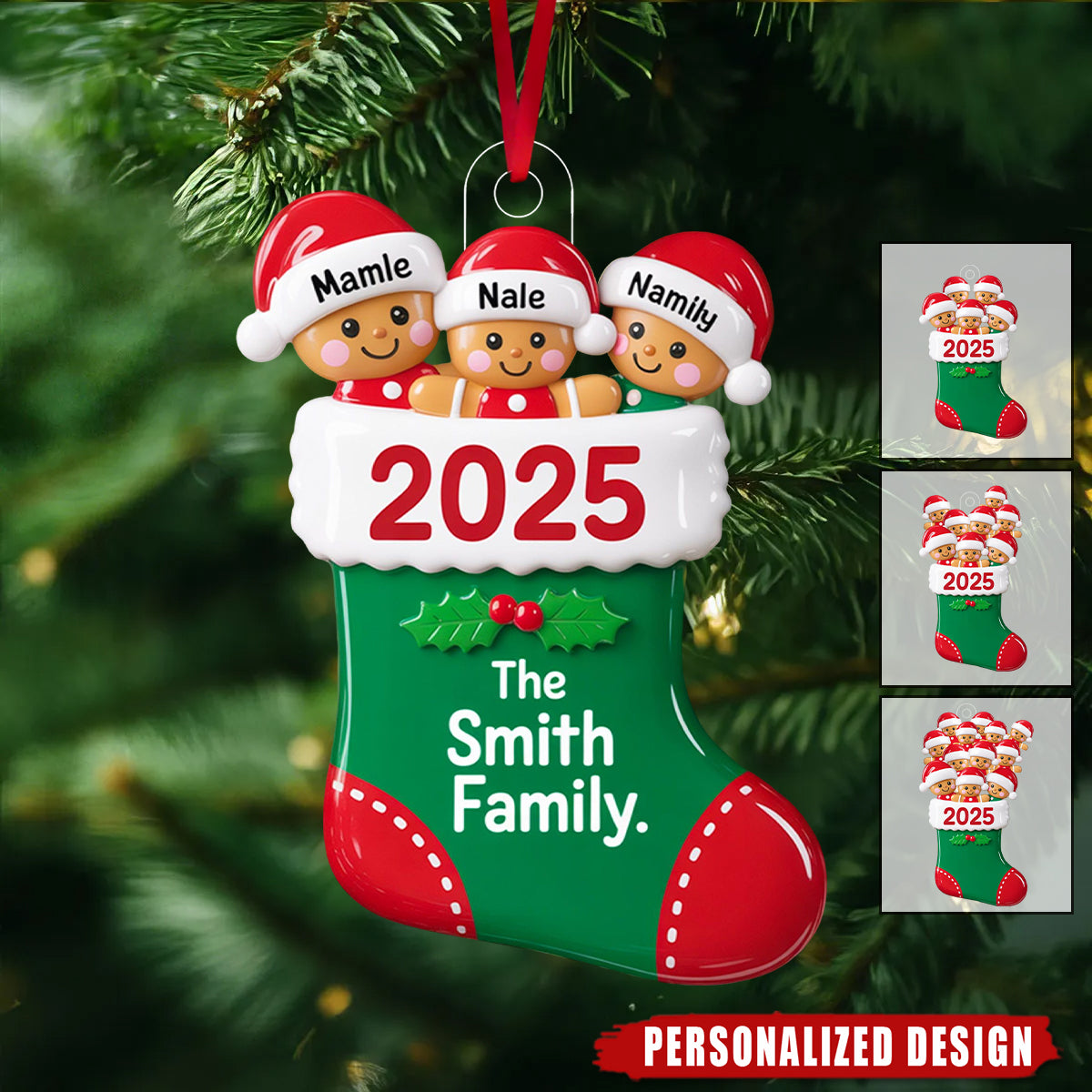 Personalized New Family Ornament 2025
