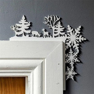 Metal Christmas Door Topper