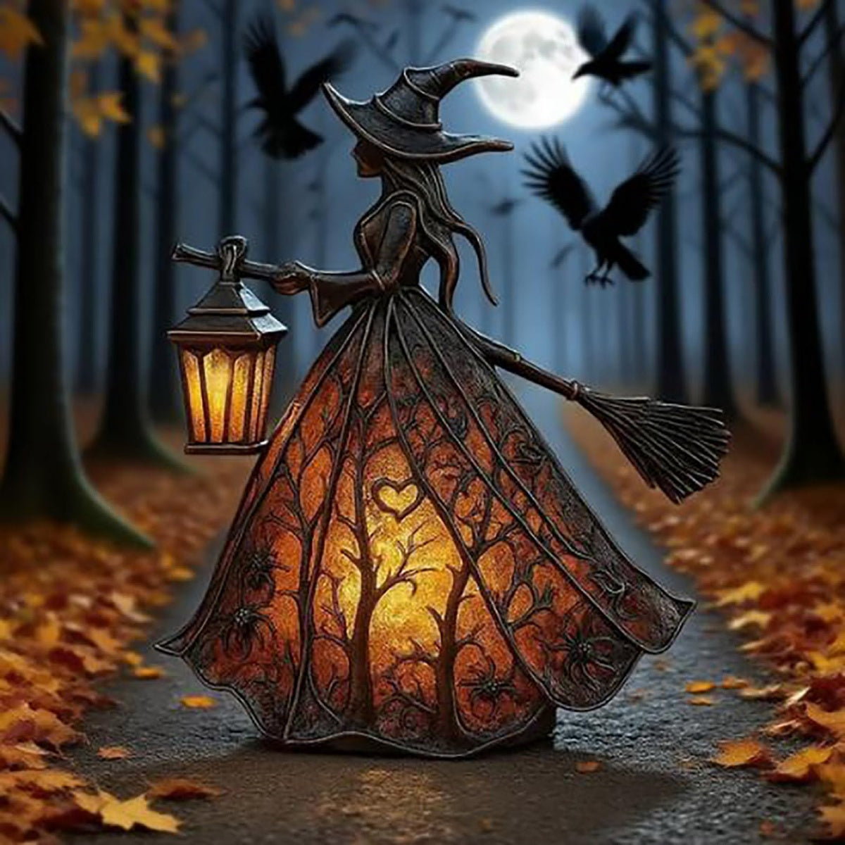 Halloween Witch Lamp - Halloween Gift For Your Loved One