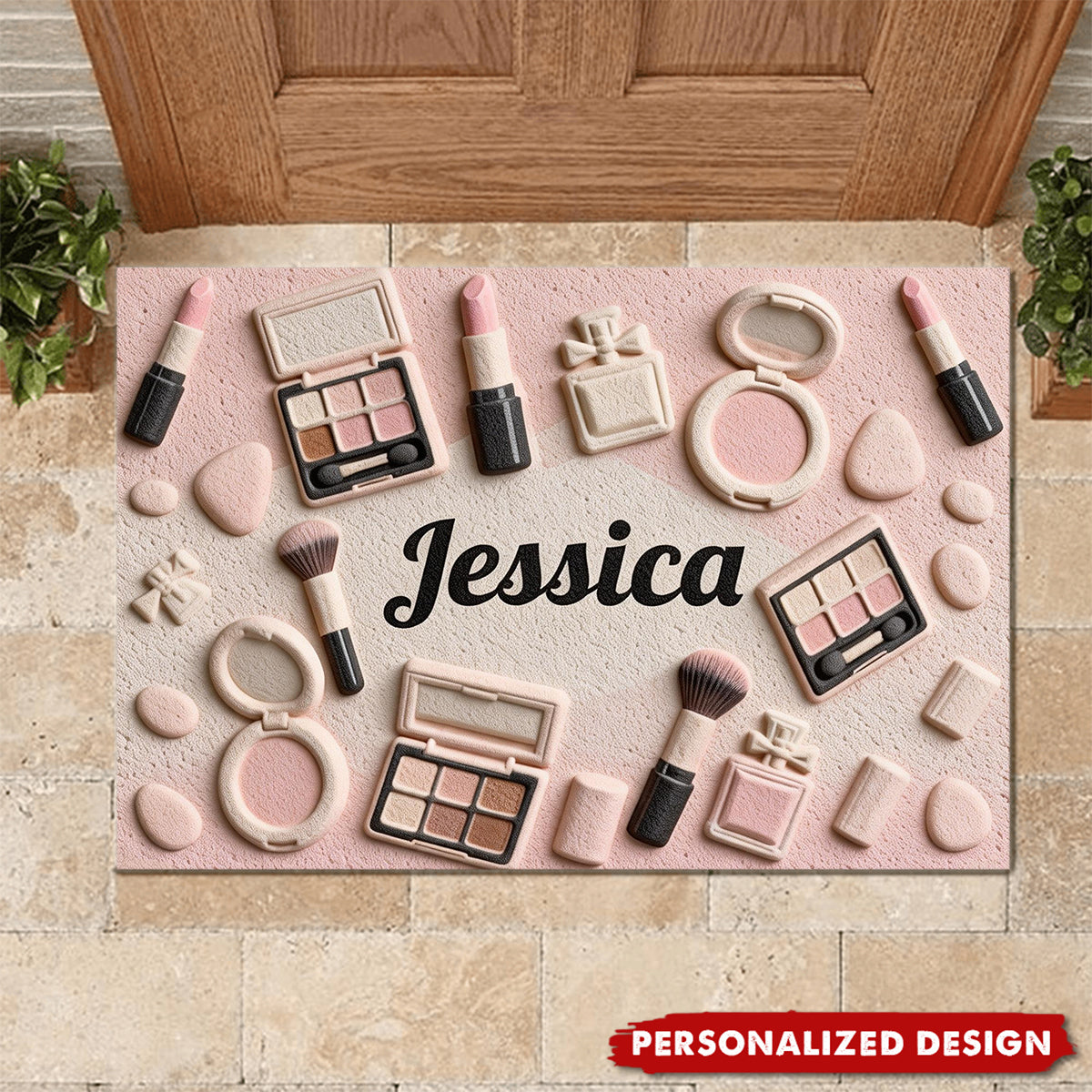 Personalized Makeup Lovers Doormat