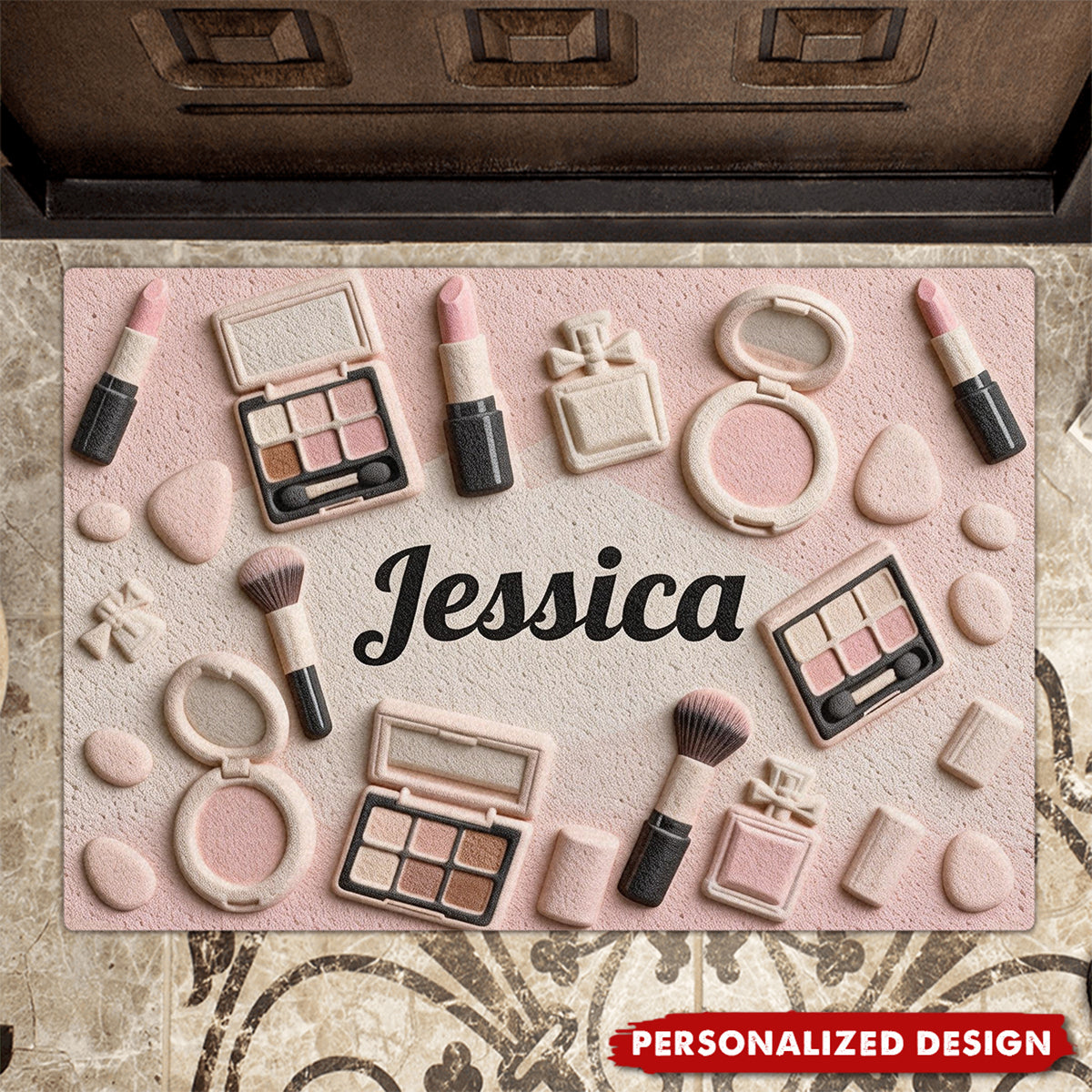 Personalized Makeup Lovers Doormat