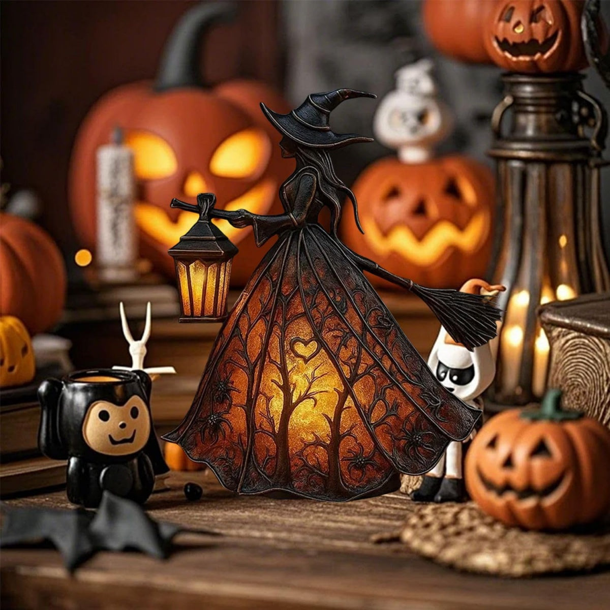 Halloween Witch Lamp - Halloween Gift For Your Loved One