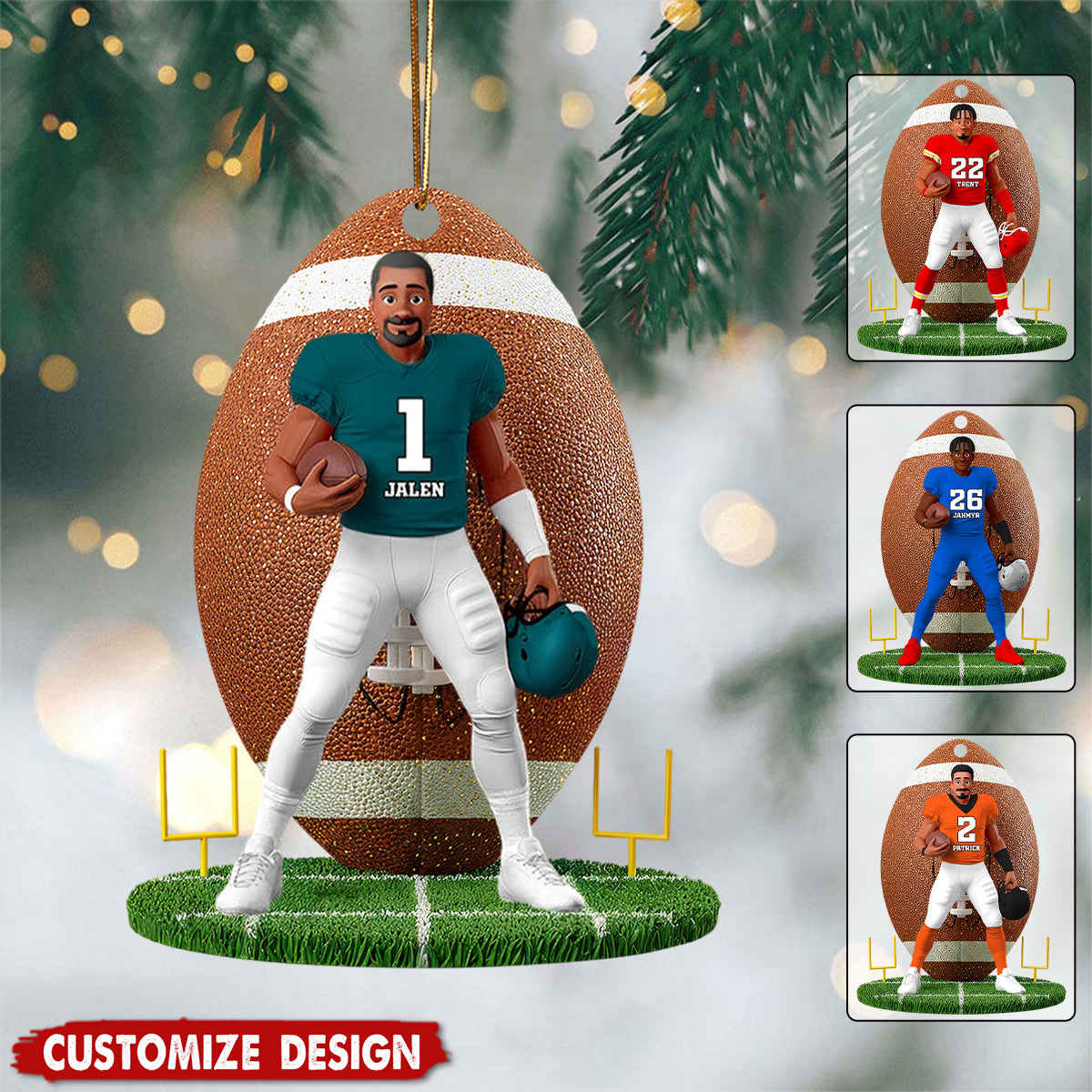 Score Big Christmas Ornament Personalized Gifts For True Fans