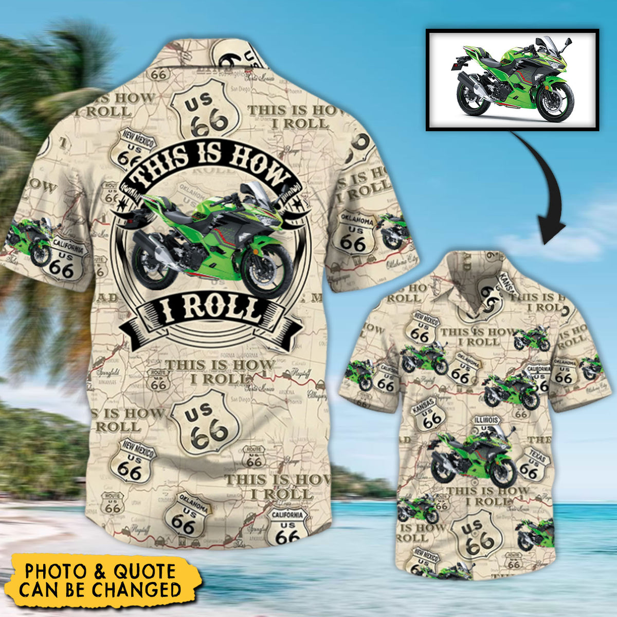 This Is How I Roll - Personalized Hawaiian Shirt