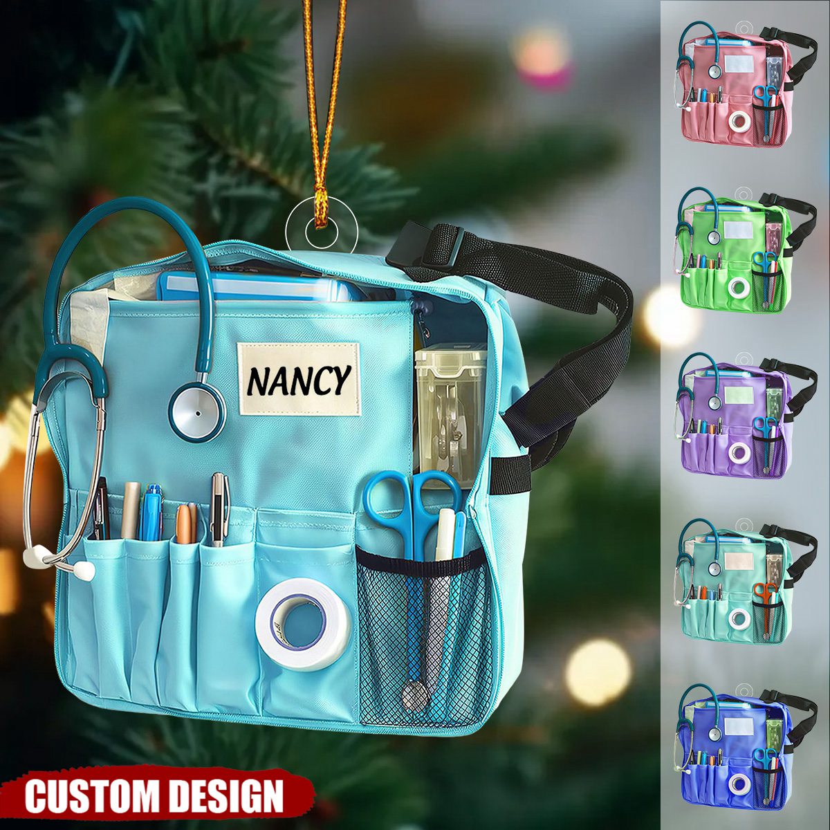 Personalized Nurse Christmas Ornament - 2024 New Release
