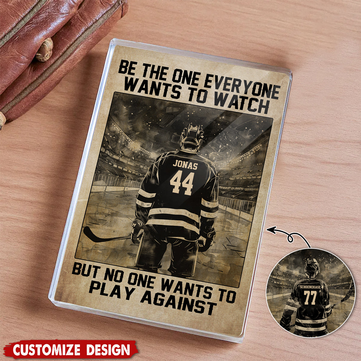 Personalized Hockey Acrylic Plaque - Gift For Hockey Lovers