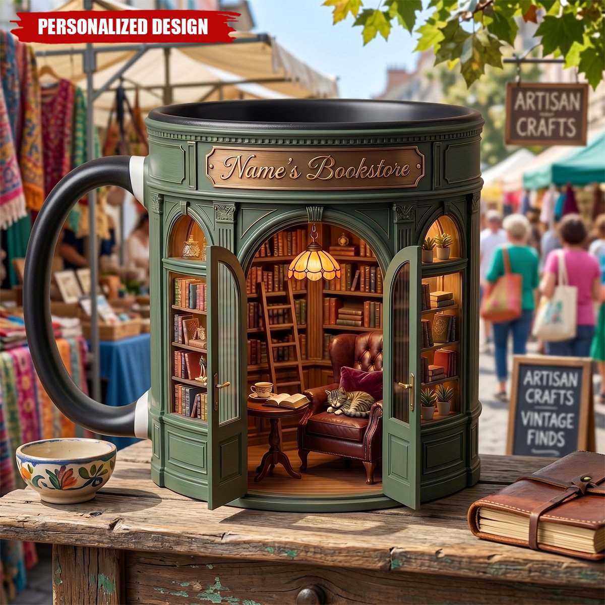 Personalized Owner Book Store Mug-Book Lover Gift