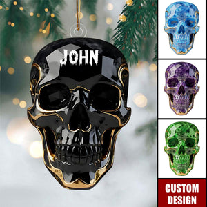 Beautiful Skull - Personalized Skull Accent Ornament