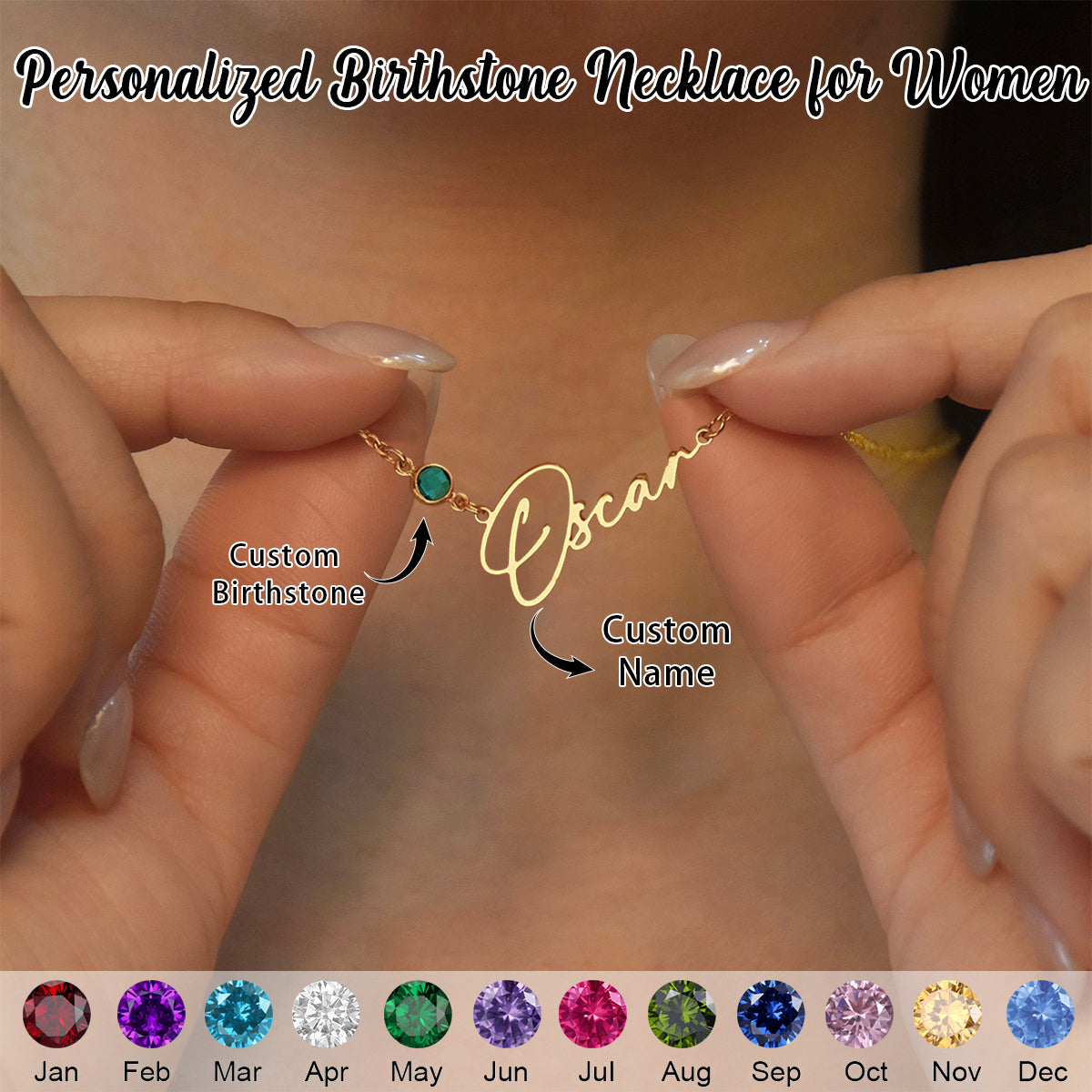 Personalized Name Necklace Gift for Her