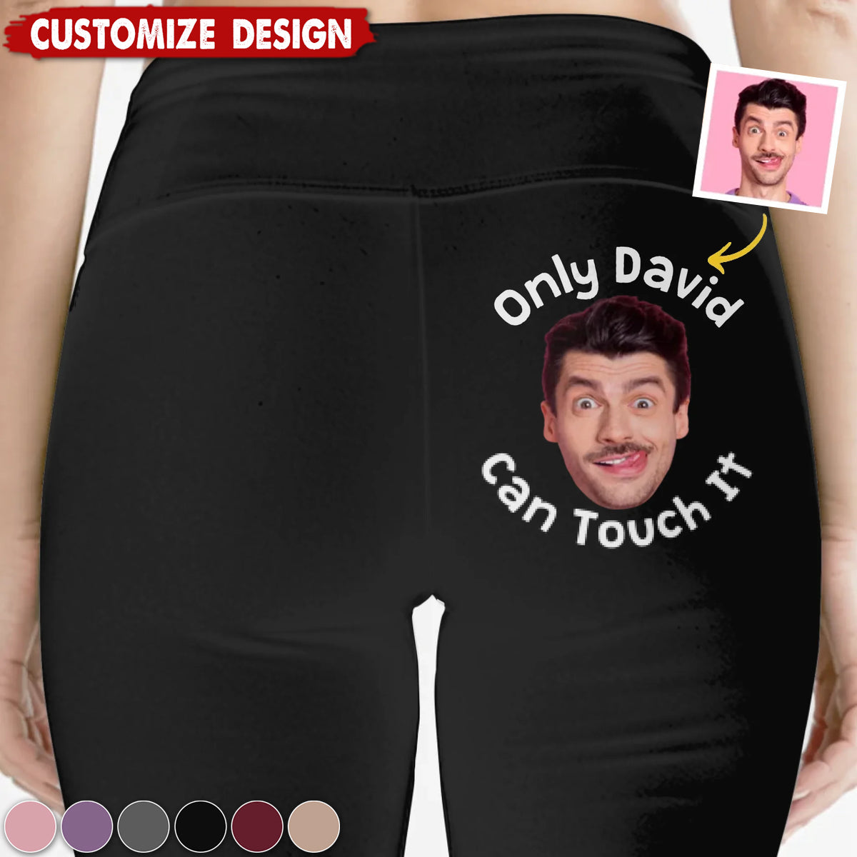 Not Yours, Never Will Be - Personalized Women Leggings - Gift For Wife, Anniversary