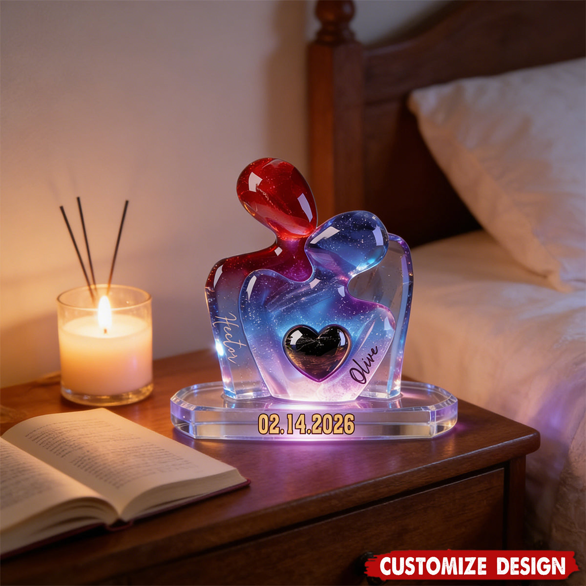 New Release - Personalized Couple Acrylic Plaque - Gift For Couple