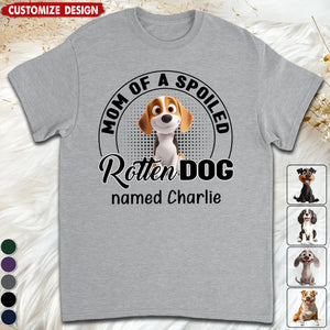 Spoiled Rotten Dog Chibi Cartoon - Personalized Unisex T-shirt